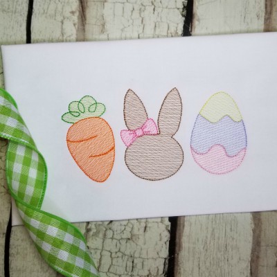 carrot bunny girl egg sketch